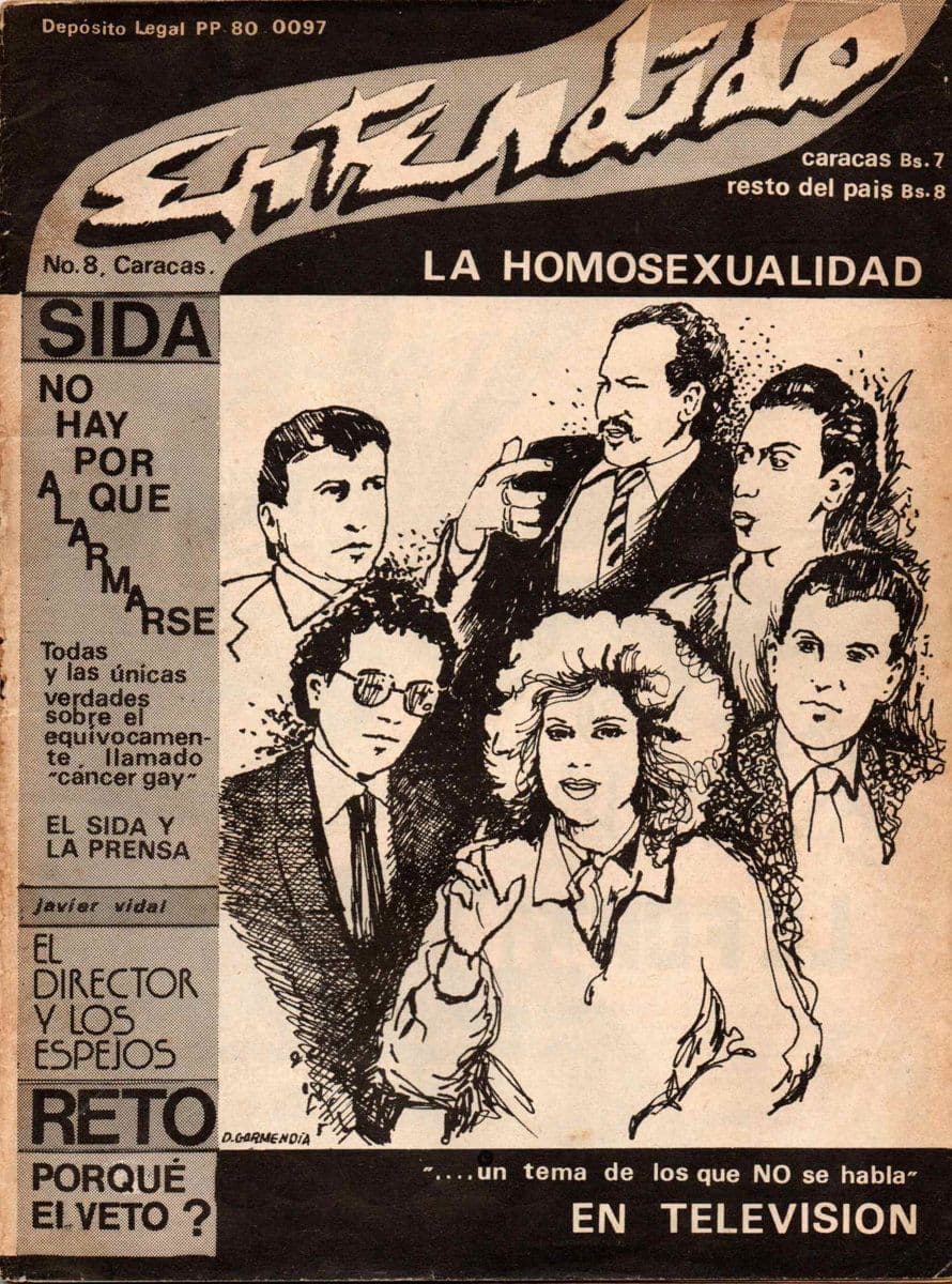Entendido (1980–1983): la primera revista LGBTIQ+ de Venezuela.