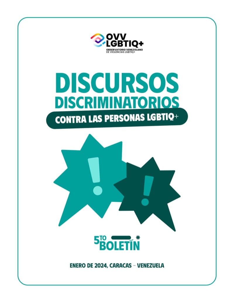 Portada · 5.º Boletín · Discursos discriminatorios